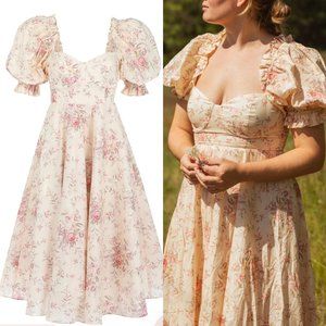 Selkie Renaissance Girl Tea Rose dress